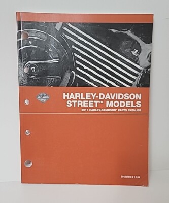 2017 Harley Davidson Street Models Parts Catalog Manual 94000414A
