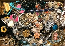 Huge Lot Jewelry 15 Pounds Lbs Unsorted VTG Vintage  Modern Junk  Resell Mixed
