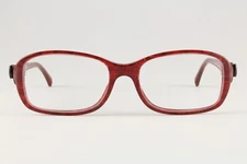 Very Rare Authentic Chanel 3211 1266 51mm Red Sparkle Glasses Frames Italy
