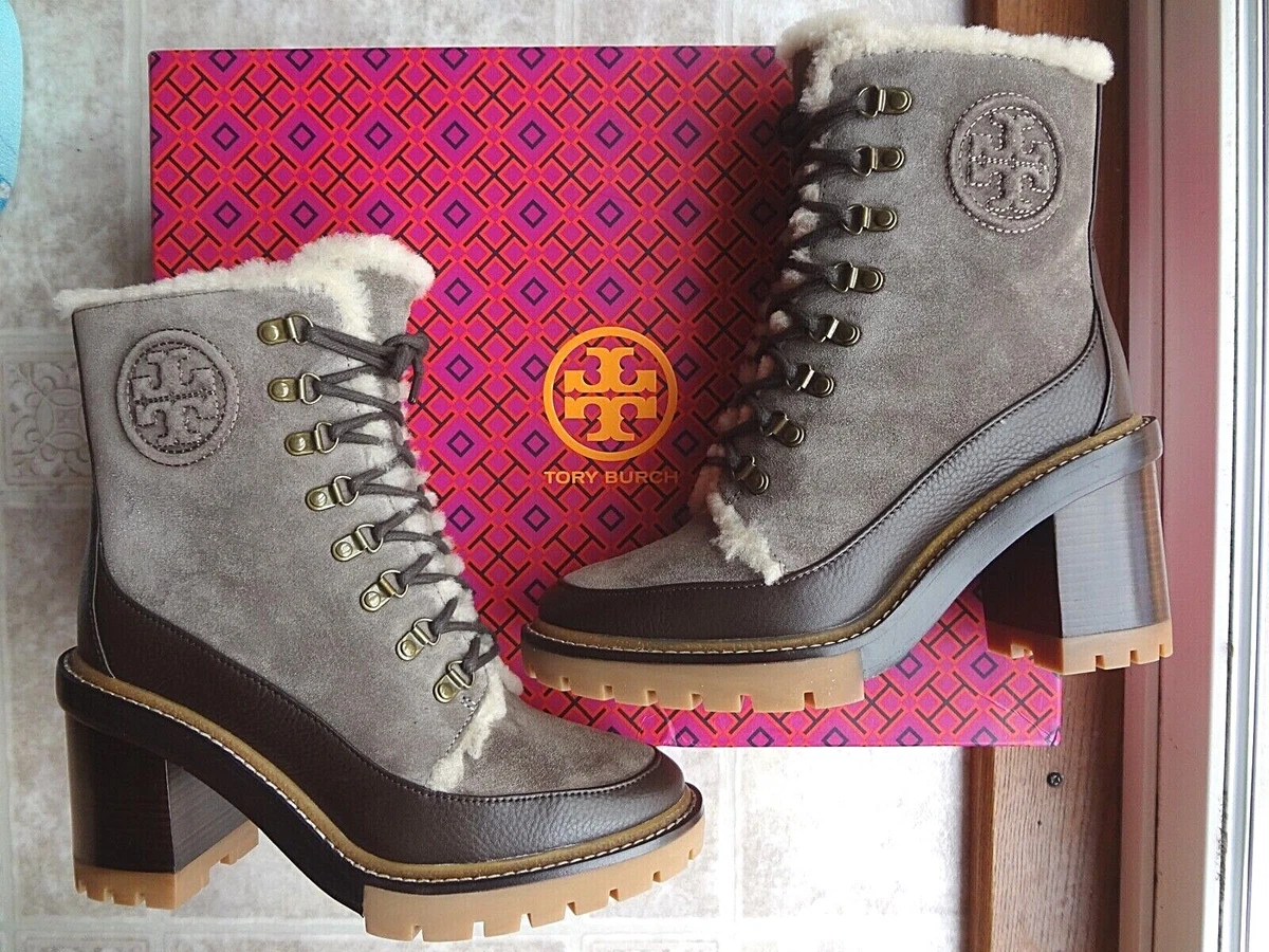 shearling boots tory burch