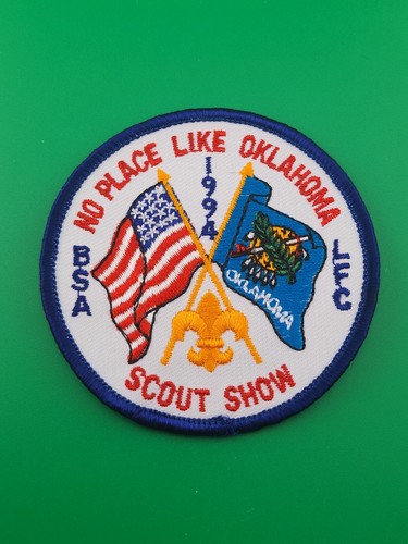 No Place Like Oklahoma 1994 Scout Show BSA LFC Patch Scouts America NEW - Bild 1 von 2