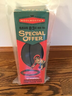 RARE 1966 Ideal Motorific Woolworth's Special 8 Piece Track