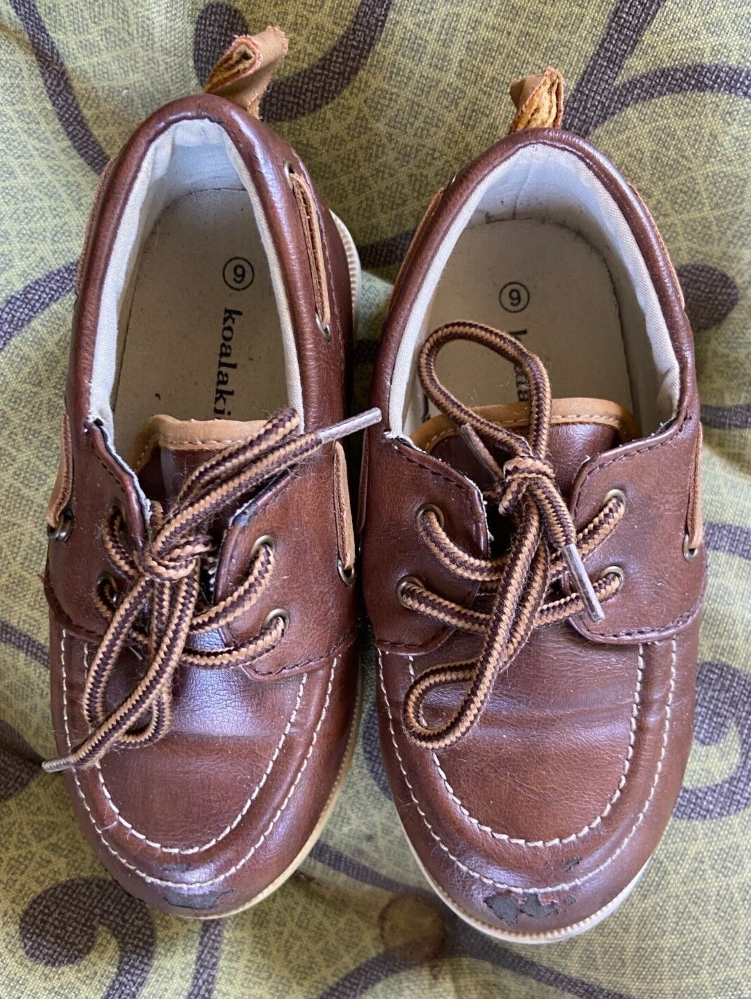 Koala Kids Brown Dress Shoes Toddler Boys Size 9 eBay