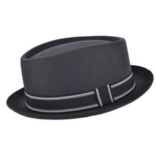 Pork Pie 30er 40er retro Rockabilly Trilby Hut ungefüttert