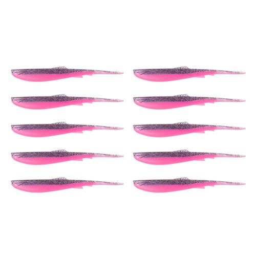 10 Gummifische Drop Shot Köder Barsch Zeck Wilson 7,6 cm Gummiköder Zander Shads - Bild 6 von 12