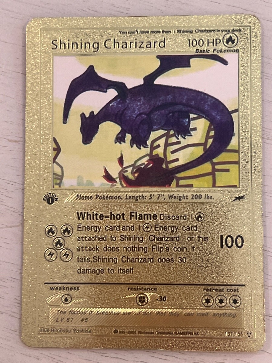 Shining Charizard Golden Card | eBay