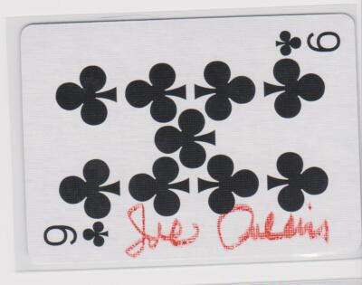 JOEL COLLIER ATLANTA FALCONS 2016-2021 DIRECTOR PRO AUTOGRAPHED PLAYING CARD 