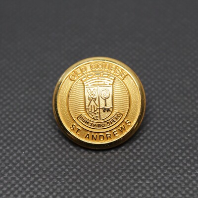 London Badge & Button Co Blazer Button St Andrews Old Course Gilt