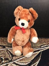 Vintage- 12  1968 R Dakin Jointed Brown Plush Teddy Bear Stuffed Animal