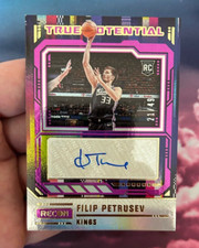2023-24 Filip Petrusev Panini Recon True Potential Rookie Auto 21/49