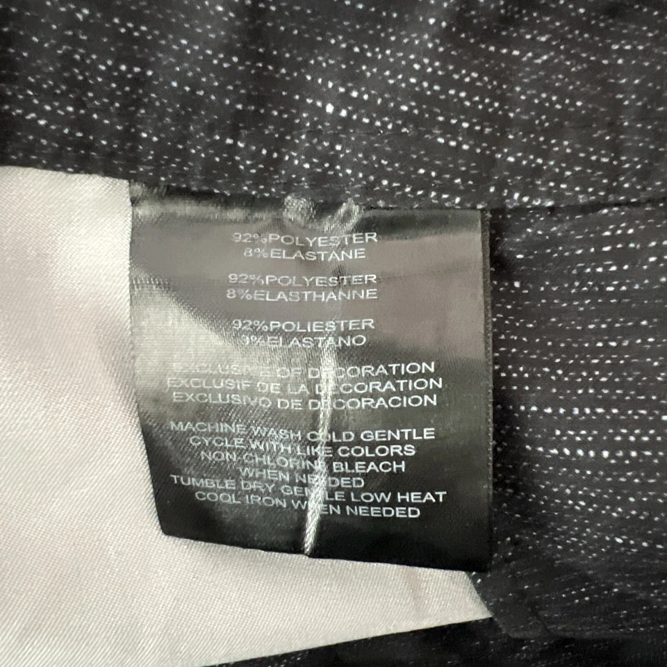 Hang Ten Shorts Men 38 Black Pinstripe Swim Beach Activewear Athletic Bottoms - Image 4 of 4