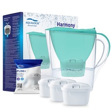 Large Capacity 2.6L Water Jug Water Filter Fridge Jug and 3  Pure+ Cartridges UK