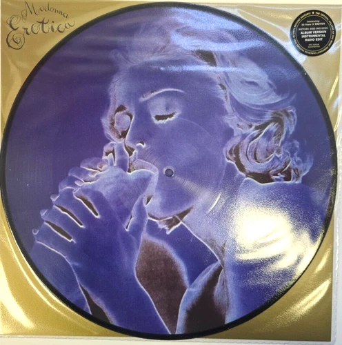 Madonna Erotica 12" vinyl record limited picture disc 2022 reissue on Maverick