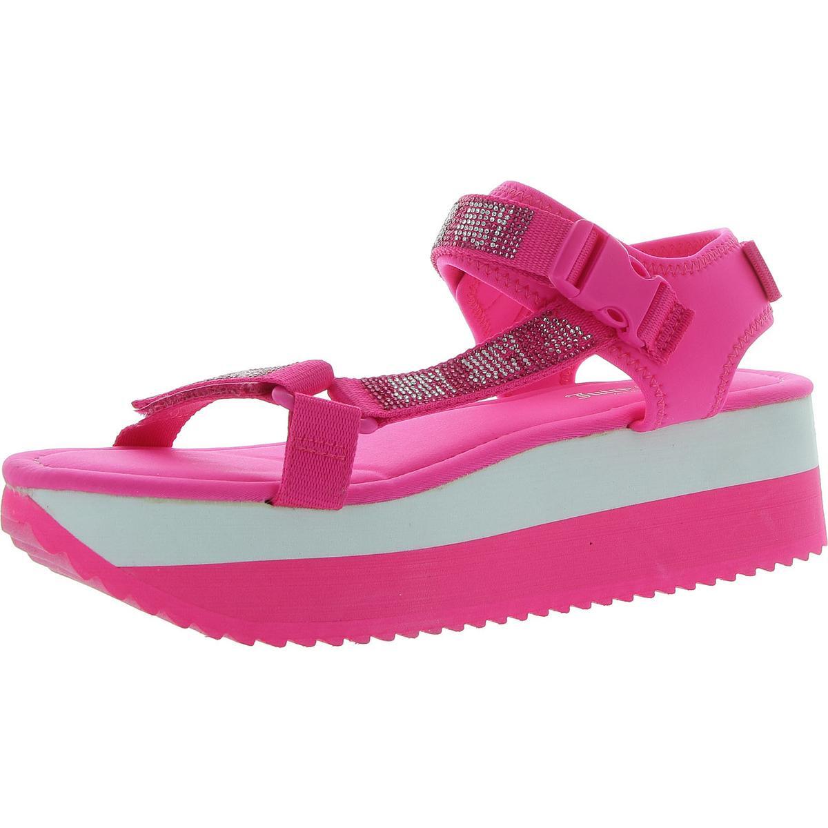 Женские босоножки на плоской подошве Juicy Couture, украшенные Изорой, BHFO 0489