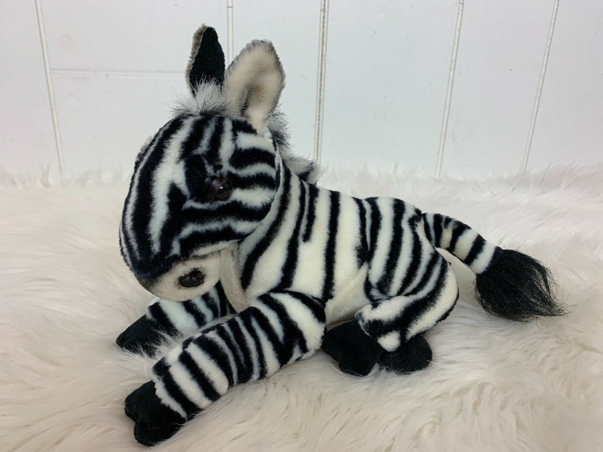 Zippy Zebra Plush Toy Stuffed Animal Jungle Joes Safari Friends