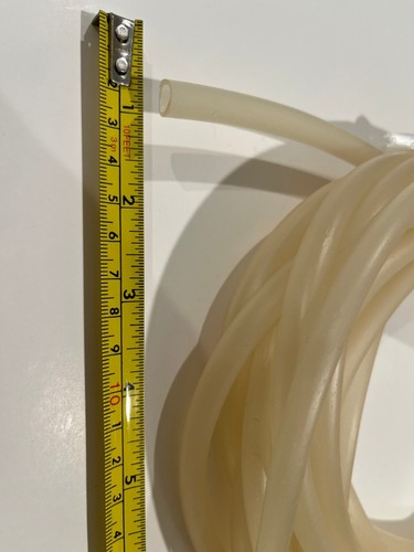 25-ft Natural LATEX 3/8" 1/4" SURGICAL TUBING LURE REPLACEMENTS TUBES TROLLING - Picture 3 of 3