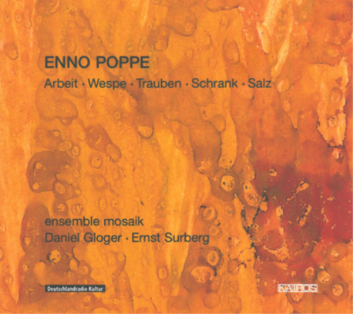 Enno Poppe Enno Poppe: Arbeit/Wespe/Trauben/Schrank/Salz (CD) Album