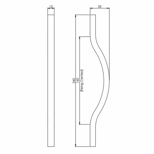 Fingertip Ovenco Cupboard Pull Handle - Imagen 2 de 3