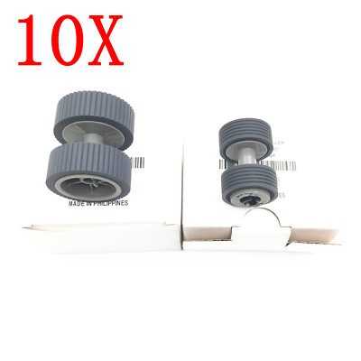 10set X Aufnahmewalze Bremswalze Für Fujitsu fi-6130z fi-6230z fi-6140z fi-6240z