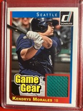 KENDRYS MORALES 2014 Panini Donruss Baseball Game Used Jersey RELIC