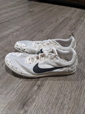 Men's Size 8 - Nike Zoom Rival D 10 Track And Field Shoes 907566-001 White Black