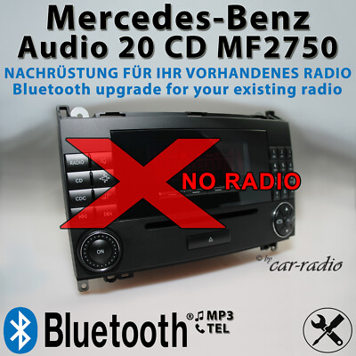 Bluetooth Nachrüstung Umbau für Mercedes Audio 20 CD MF2750 Modernisierung BT