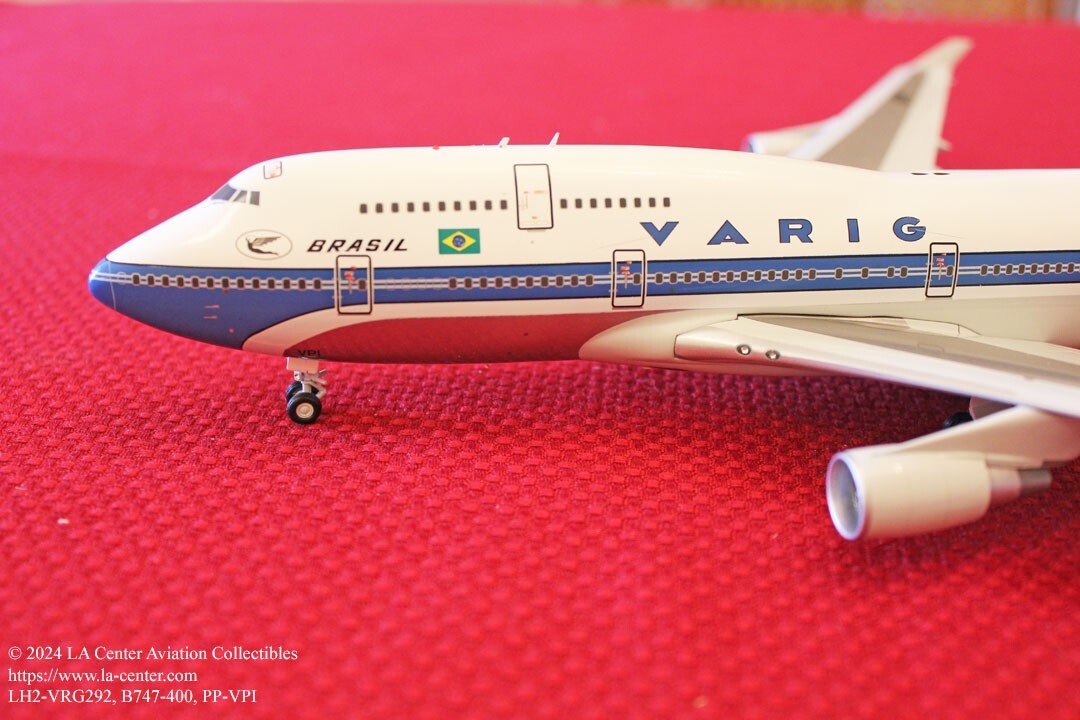 JC Wing Varig Brazil Boeing 747-400 in Old Color Diecast Model 1