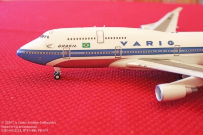 JC Wing Varig Brazil Boeing 747-400 in Old Color Diecast Model 1