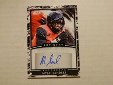 2022 Sage Artistry Autographed Rookie Card of Myjai Sanders - Cardinals RC