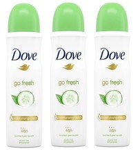 Dove Cool Cucumber and Green Tea Scented Body Spray 150 ml 5.07 oz Pack of 3 