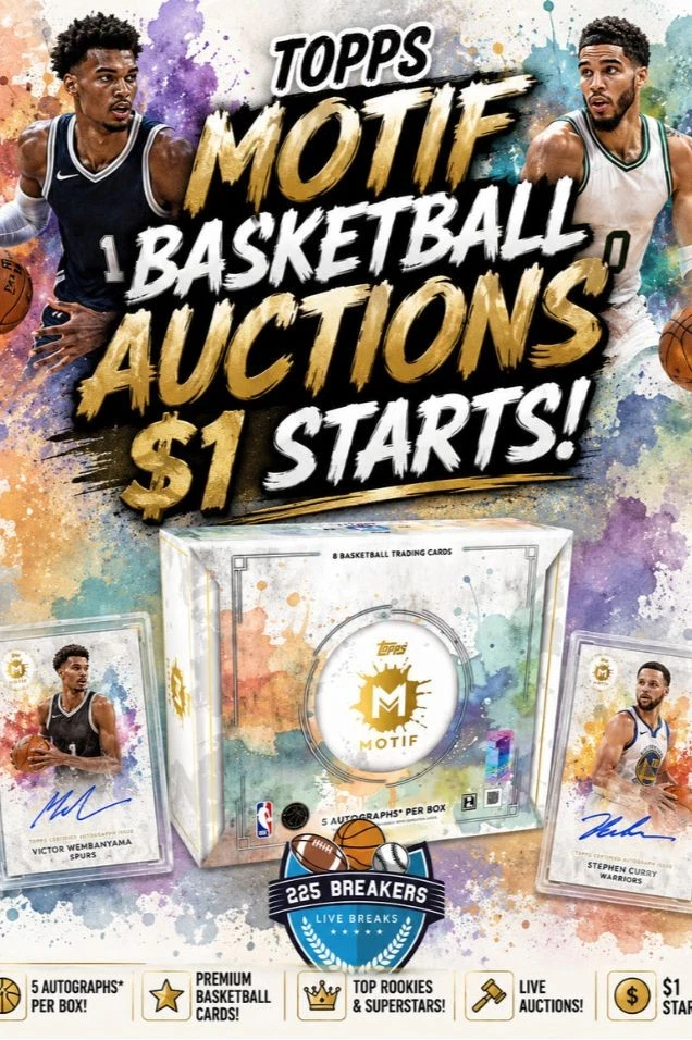 MOTIF BASKETBALL AUCTIONS $1 STARTS!