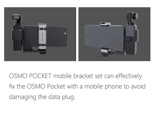 Support de support de support fixe pour trépied de téléphone portable pour caméra de poche DJI OSMO - Photo 6 sur 8