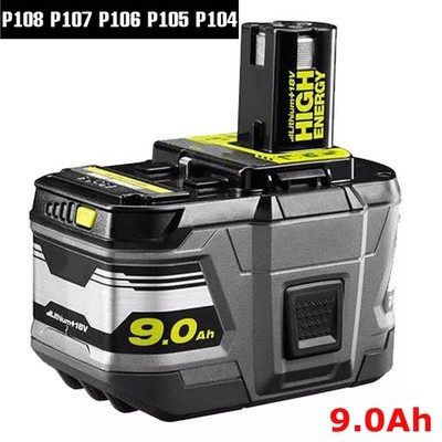 18V 9.0AH Original Akku für Ryobi One+ Plus P108 Lithium RB18L50 P104 P108 P109