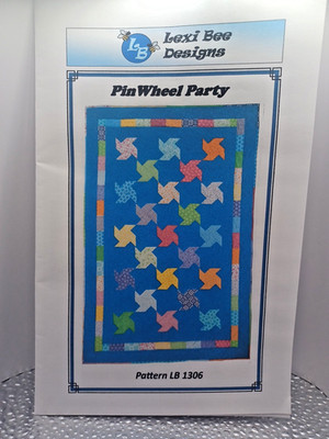 PINWHEEL PARTY Quilt Pattern Instructions by Lexy Bee Designs