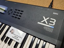 KORG X3 Synthesizer New Battery Initialized Good Condition Japan