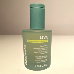 LIVA Rejuvenating Scalp Serum Caffeine Rosemary Pumpkin Seed 1.69 fl oz