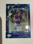 2024 Optic JJ McCarthy Rated Rookie Autograph Ice /15 Minnesota Vikings NFL QB