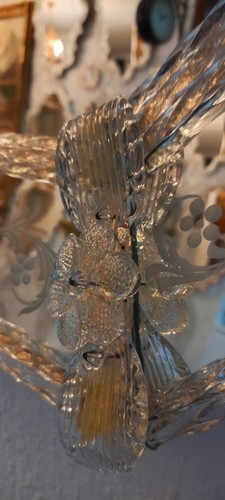Vintage Venezianer Wandspiegel Muranoglas aus Italien - Bild 5 von 15