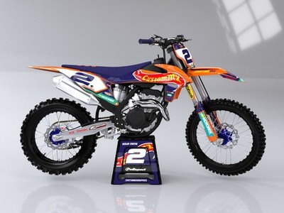 CustomMX - Grafik Kit: passend für KTM SX SXF EXC 85 125 150 250 300 350 450 Modelle