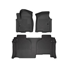 Husky Liners Weatherbeater Front 2Nd Seat Floor Mats Black Durable Usa Made