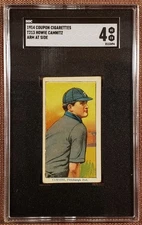 1914 Coupon Arm at Side T213 Howie Camnitz Pirates Phillies Baseball Card SGC 4