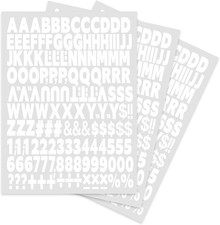 3 Blatt Buchstaben und Zahlen zum Aufbügeln ...