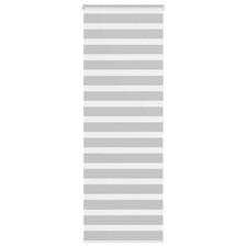 Zebra-Rollo 85x200 cm Stoffbreite 80,9 cm Hellgrau