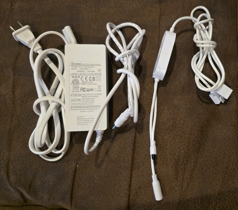 Original Genuine Govee CW2402500 24V 2.5A 60W Power Supply AC Adapter Charger