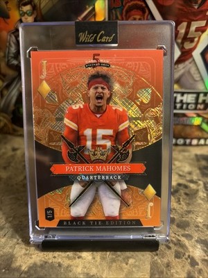 2025 Wild Card  Black Tie Patrick Mahomes 1/5 Jersey Number Match - Chiefs QB