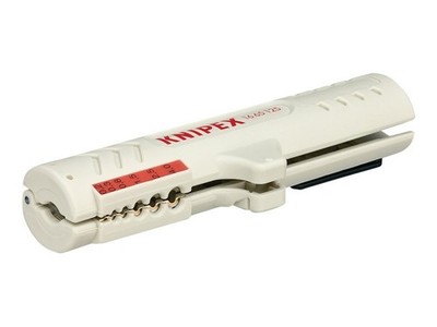 KNIPEX Kabelabisolierwerkzeug für Datenleiter 125 mm Zange 1665125