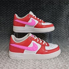 Nike Air Force 1 LV8 GS Valentine's Day Pink Red White Sneakers Sz 4Y Womens 5.5