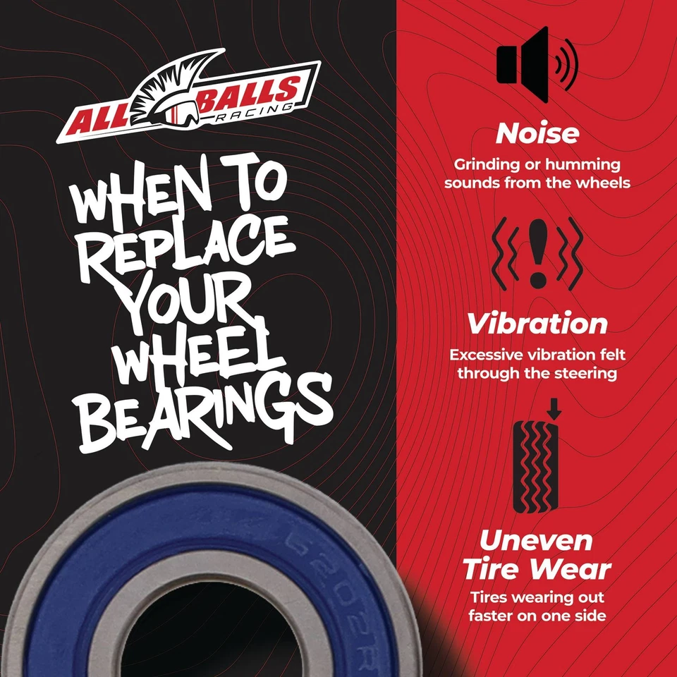 All Balls 25-1035 Front Wheel Bearing Seal Kit For Gas-Gas Wild HP 300 03-06 - Изображение 3 из 4