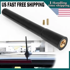 4 inch Short Black Aluminum Stubby Antenna Mast AM/FM for MINI COOPER 2002-2023