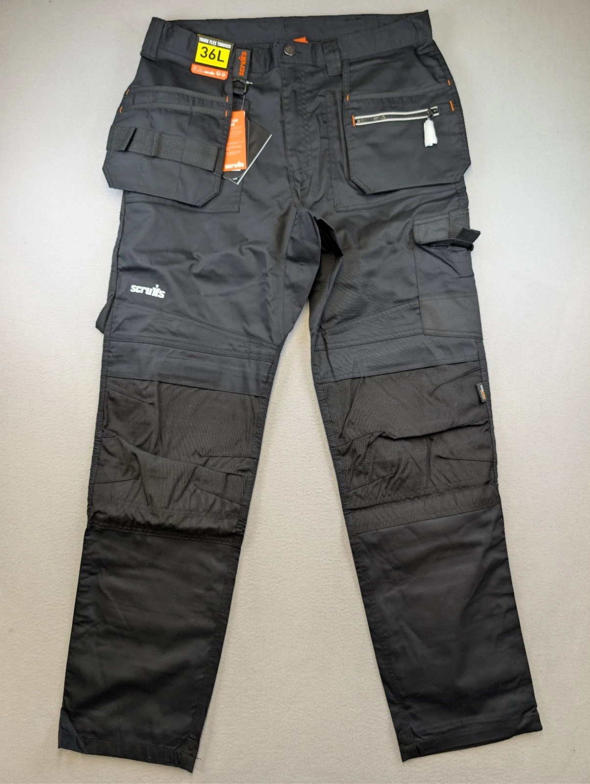 Scruffs Trade Flex Work Trousers 36L Black Cordura Cargo 36x34 BNWT
Opens in a new window or tab